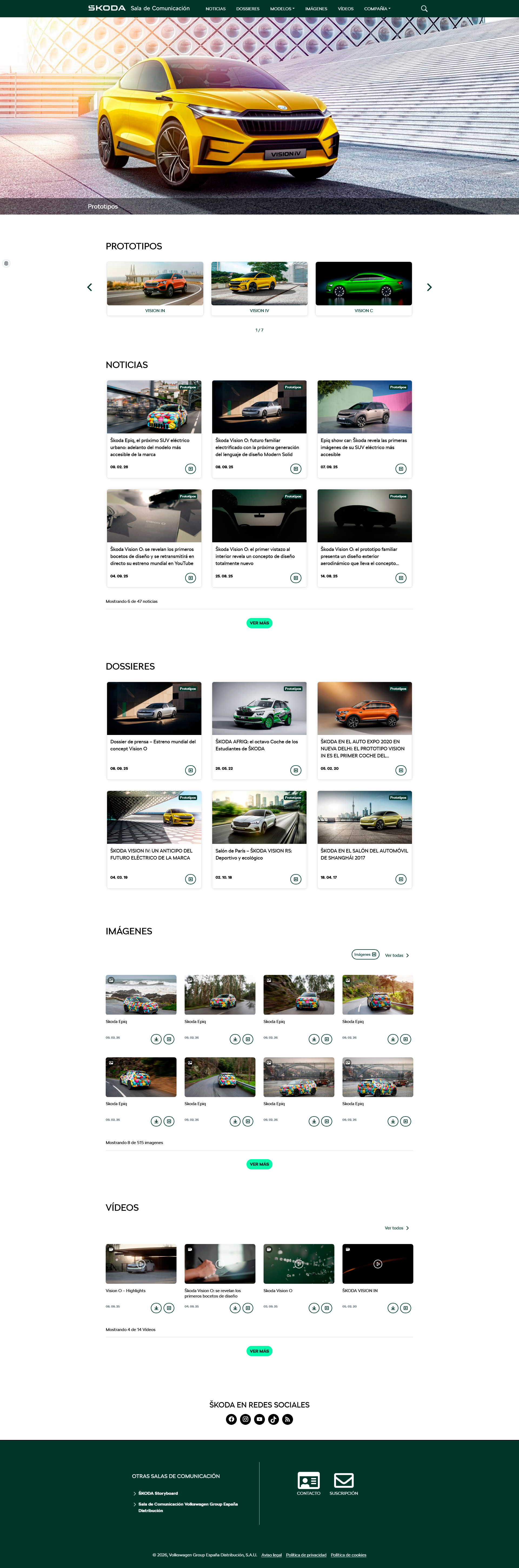 Škoda - Sala de Comunicación